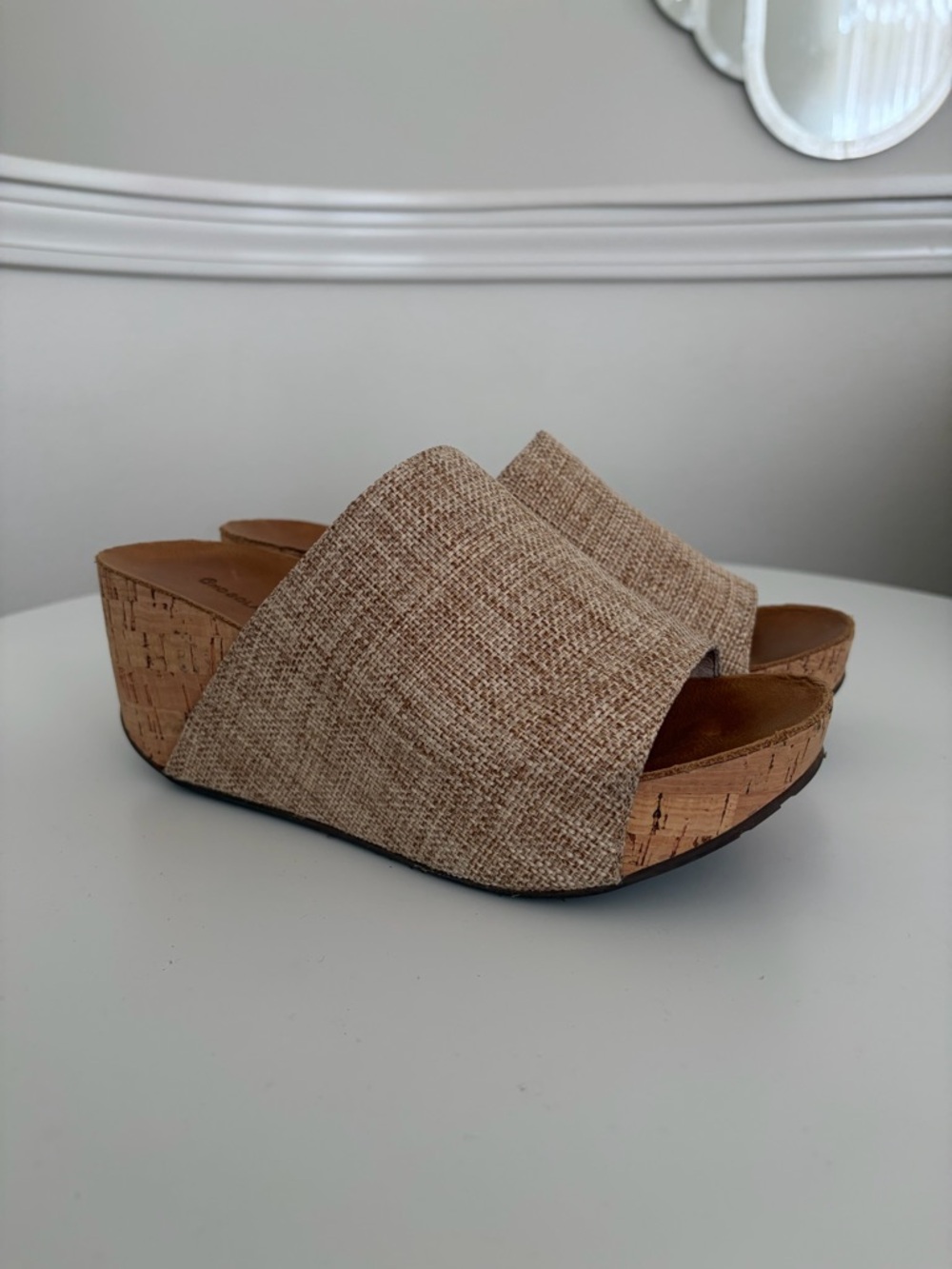 Chocolate Blu Wedge Sandals size 6.5